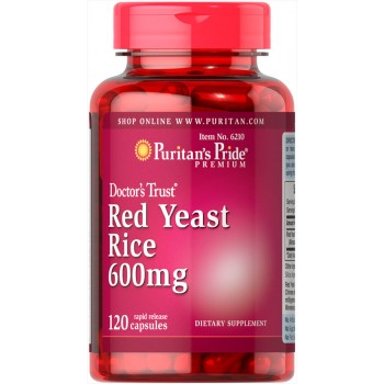 Puritan`s Pride Red Yeast Rice 600 mg 120 caps